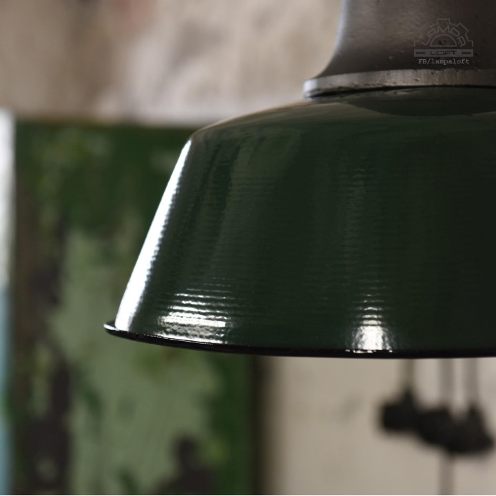 Lampa industrialna OŻb-2 z lat 50'