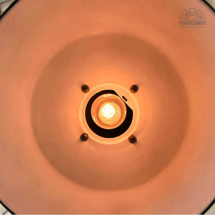 Lampa industrialna OŻb-2 z lat 50'