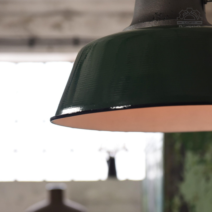 Lampa industrialna OŻb-2 z lat 50'