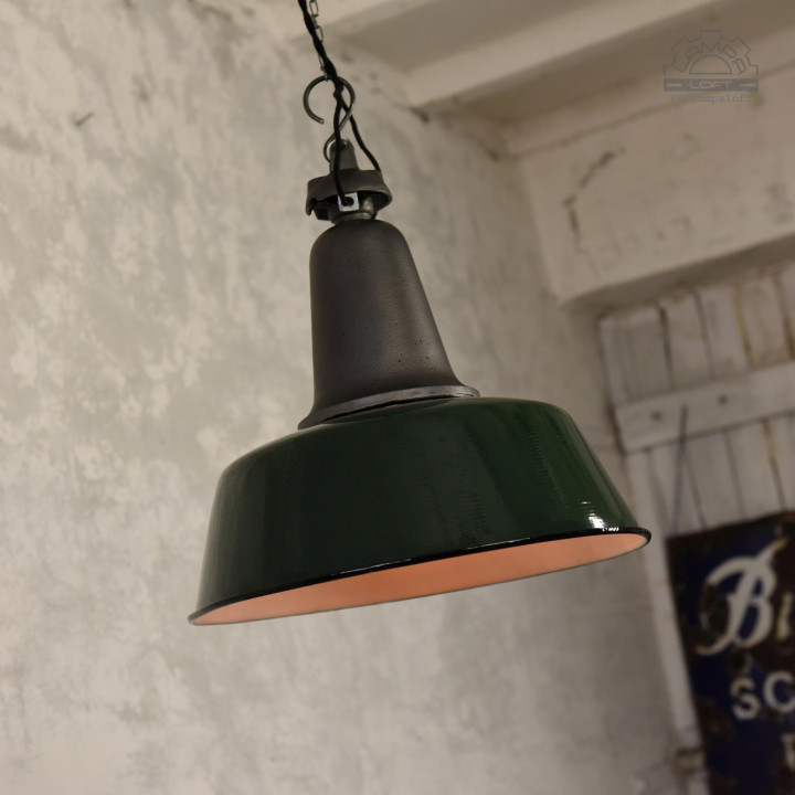 Lampa industrialna OŻb-2 z lat 50'