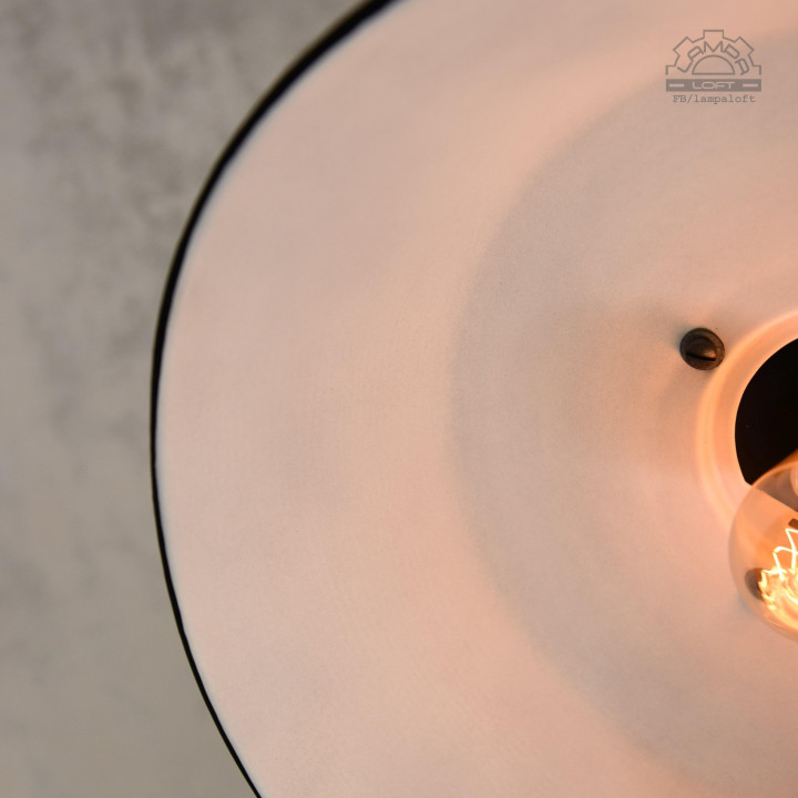 Lampa industrialna OŻb-2 z lat 50'