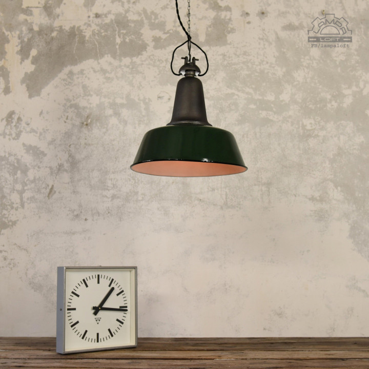 Lampa industrialna OŻb-2 z lat 50'