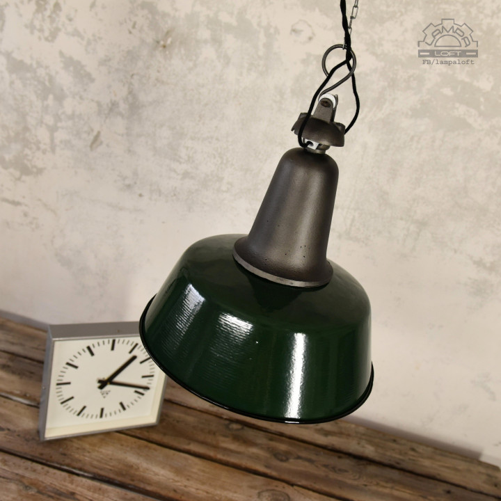 Lampa industrialna OŻb-2 z lat 50'
