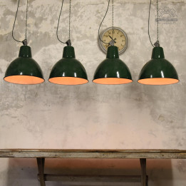Lampy industrialne OBg-4 z lat 70'