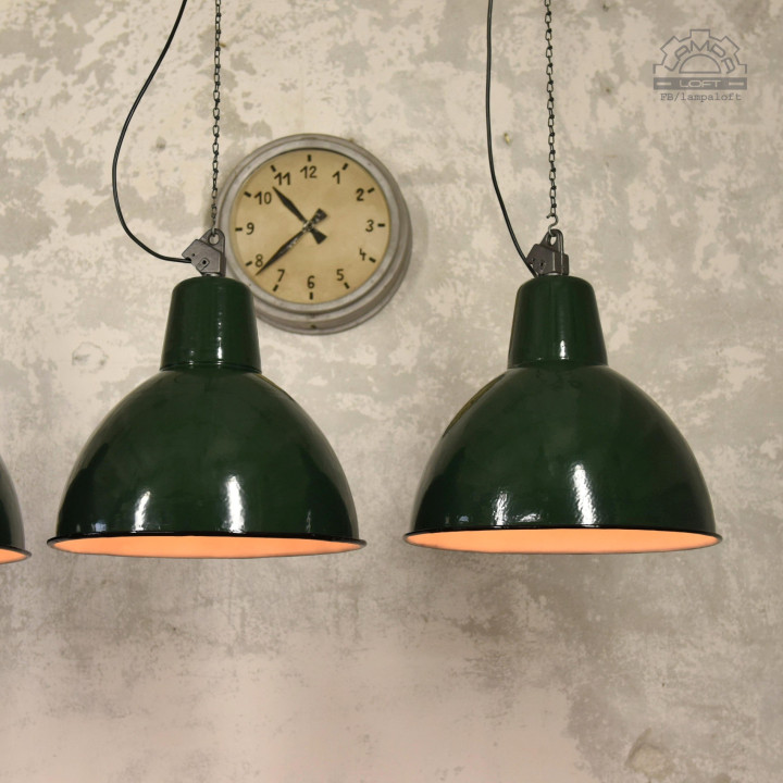 Lampy industrialne OBg-4 z lat 70'