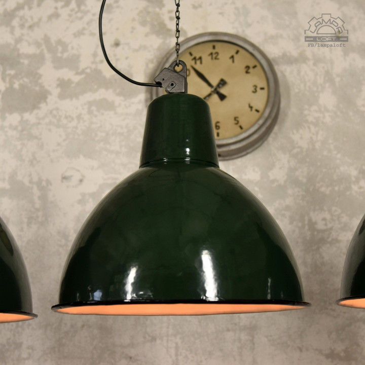 Lampy industrialne OBg-4 z lat 70'