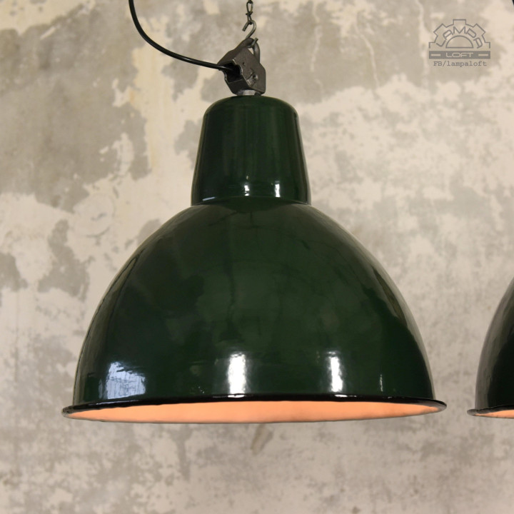 Lampy industrialne OBg-4 z lat 70'