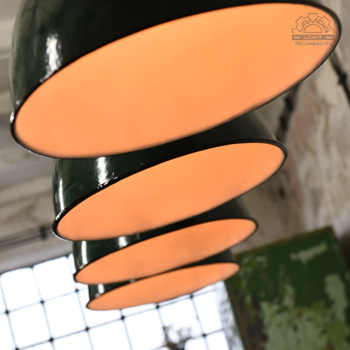 Lampy industrialne OBg-4 z lat 70'