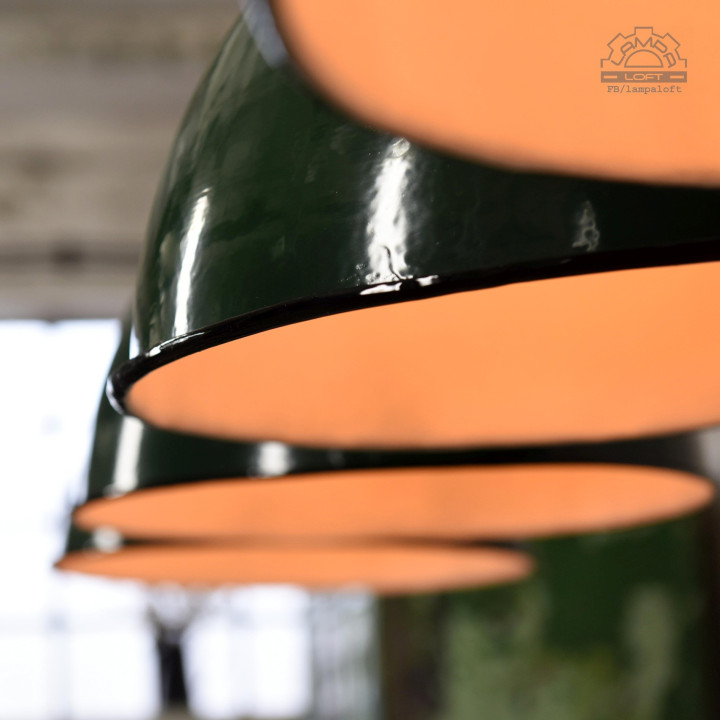 Lampy industrialne OBg-4 z lat 70'