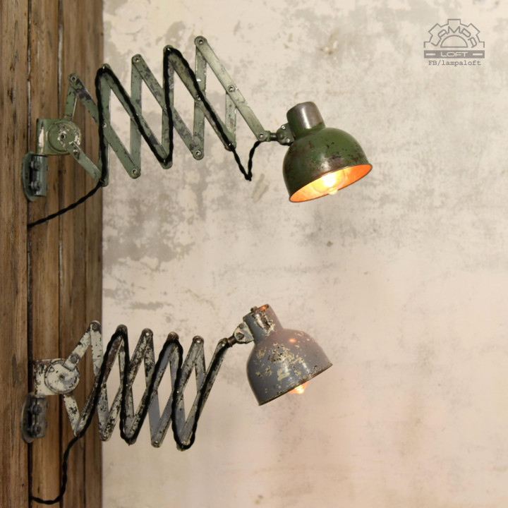 Lampy nożycowe z lat 60'