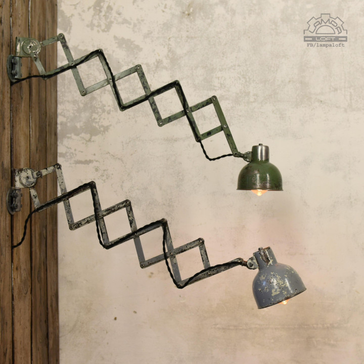 Lampy nożycowe z lat 60'