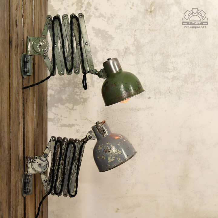 Lampy nożycowe z lat 60'