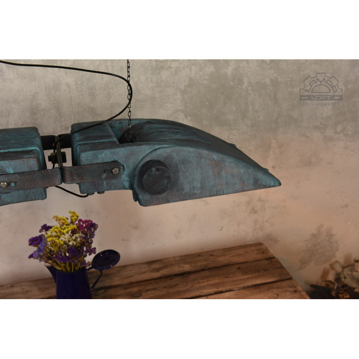 Ogromna lampa industrialna z lat 80'