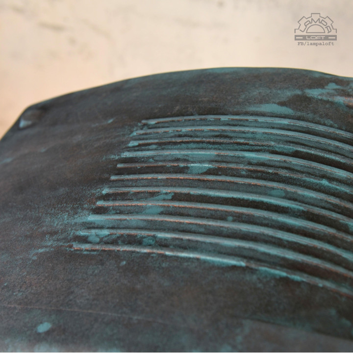 Ogromna lampa industrialna z lat 80'