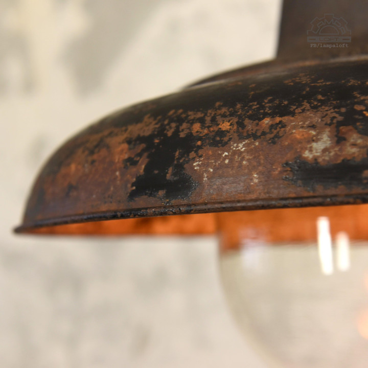 Lampa industrialna z lat 30' nr.kat 12011 z fabryki Antoniego Marciniaka
