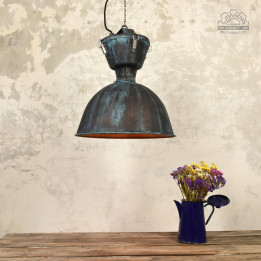 Lampa industrialna Glamox z lat 70'