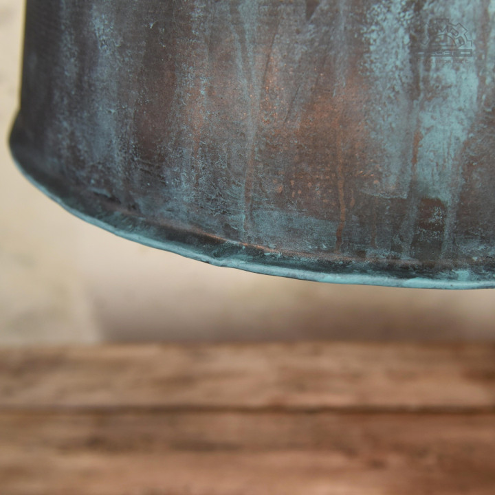Lampa industrialna Glamox z lat 70'
