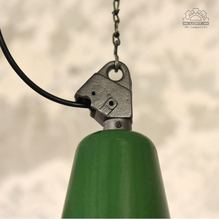 Emaliowana lampa industrialna OBp-2