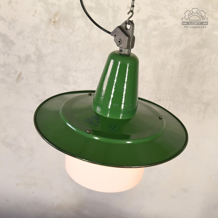Emaliowana lampa industrialna OBp-2