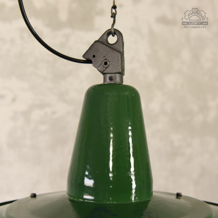 Emaliowana lampa industrialna OBp-2
