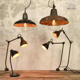 Lampa przegubowa A. Marciniak z lat 30'
