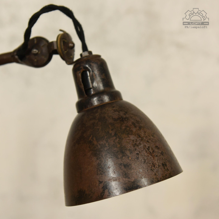 Lampa przegubowa A. Marciniak z lat 30'