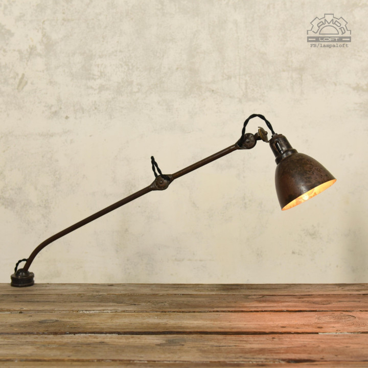 Lampa przegubowa A. Marciniak z lat 30'