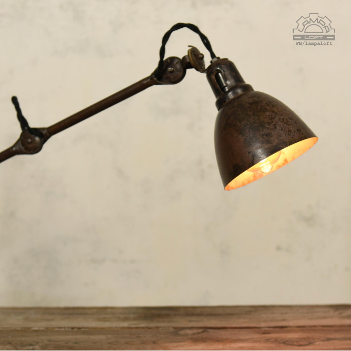 Lampa przegubowa A. Marciniak z lat 30'