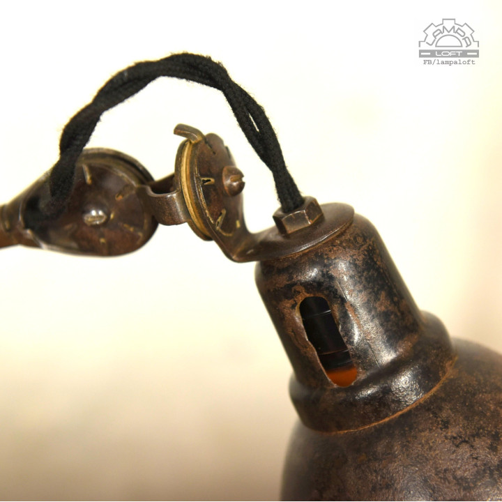 Lampa przegubowa A. Marciniak z lat 30'