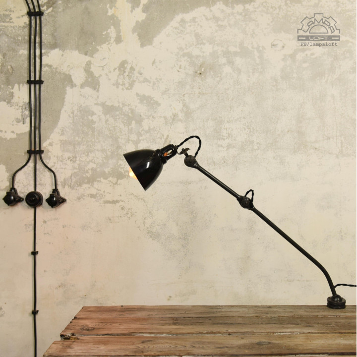 Lampa przegubowa A. Marciniak z lat 30'