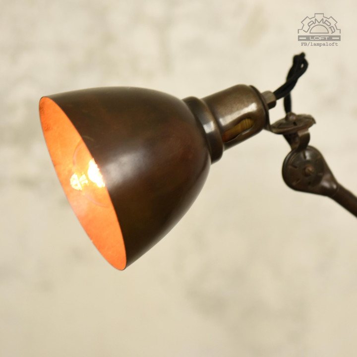 Lampa przegubowa A. Marciniak z lat 30'