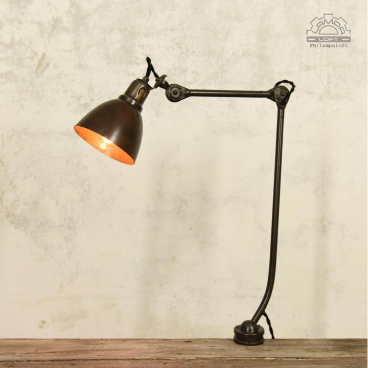 Lampa przegubowa A. Marciniak z lat 30'