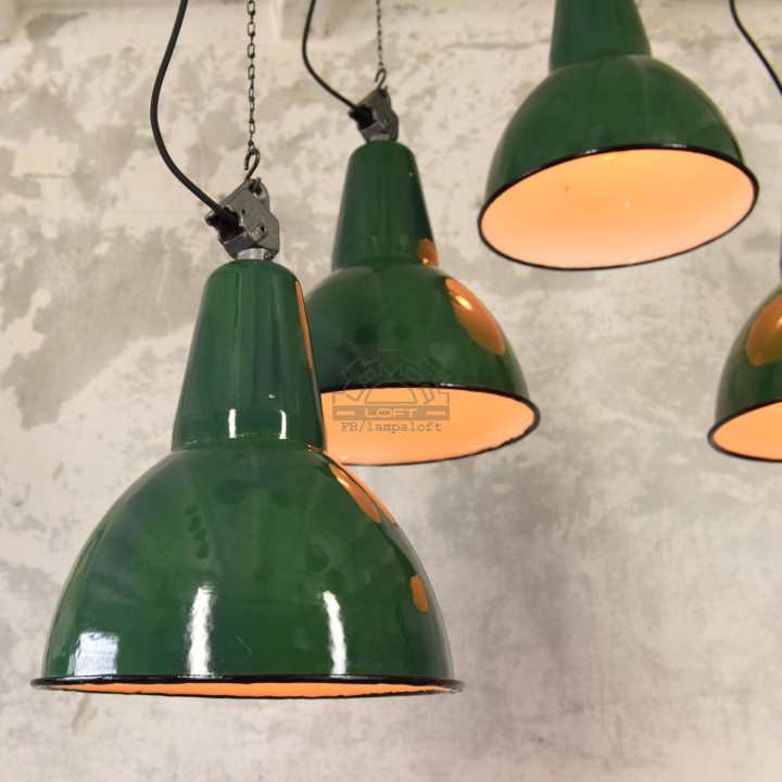 Odrestaurowane lampy industrialne OBg-3