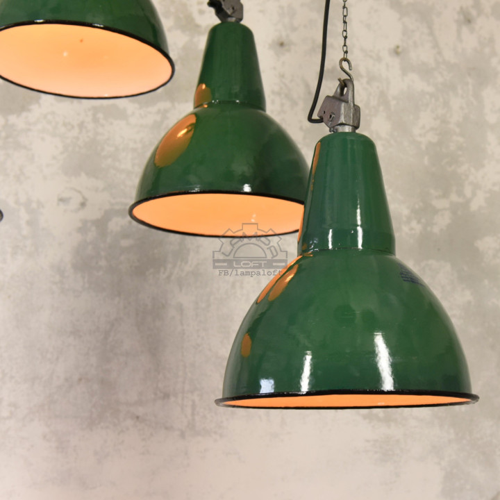 Odrestaurowane lampy industrialne OBg-3