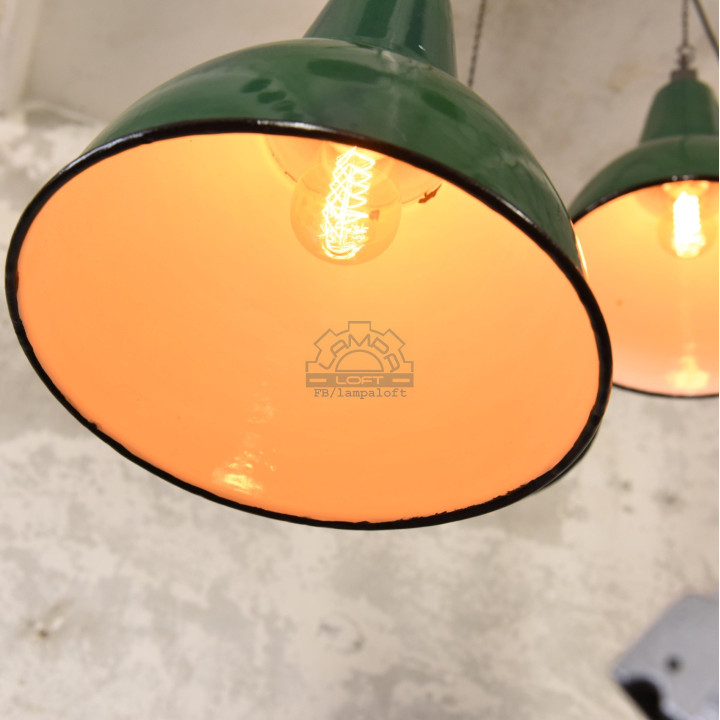 Odrestaurowane lampy industrialne OBg-3