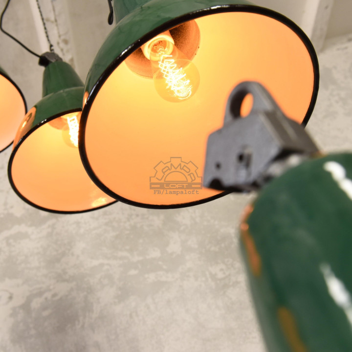 Odrestaurowane lampy industrialne OBg-3