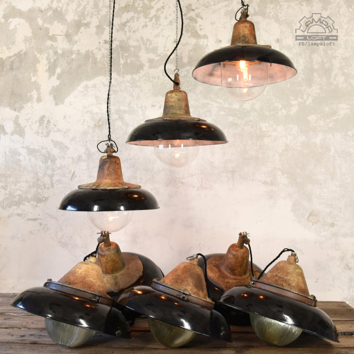 Lampy industrialne z lat 50'