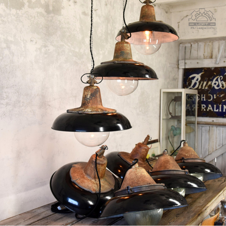 Lampy industrialne z lat 50'