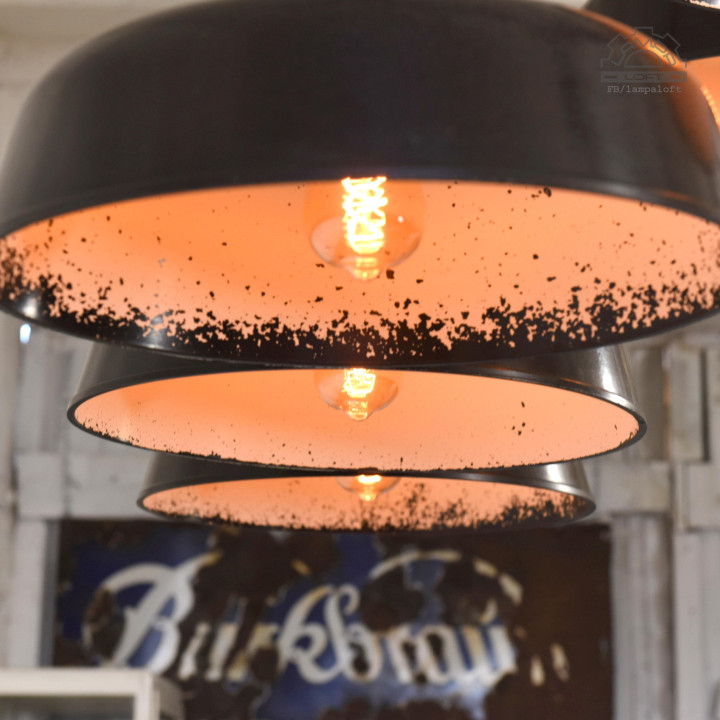 Bakelitowe lampy z lat 50'