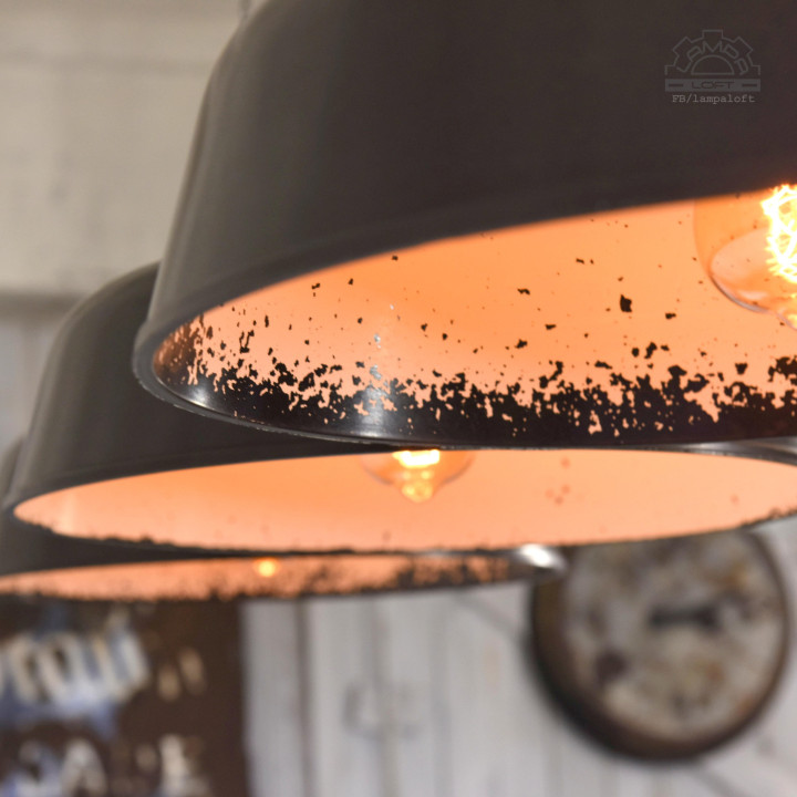 Bakelitowe lampy z lat 50'
