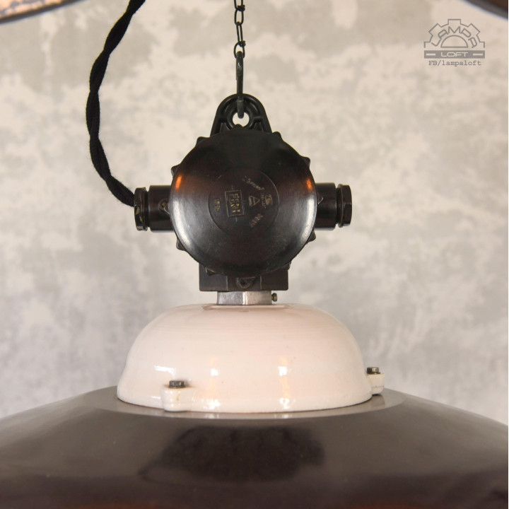 Bakelitowe lampy z lat 50'