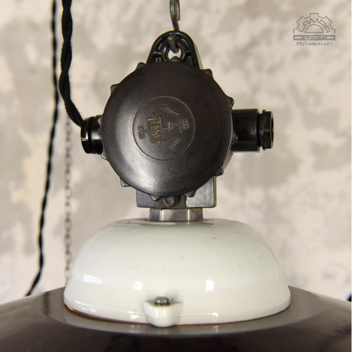 Bakelitowe lampy z lat 50'