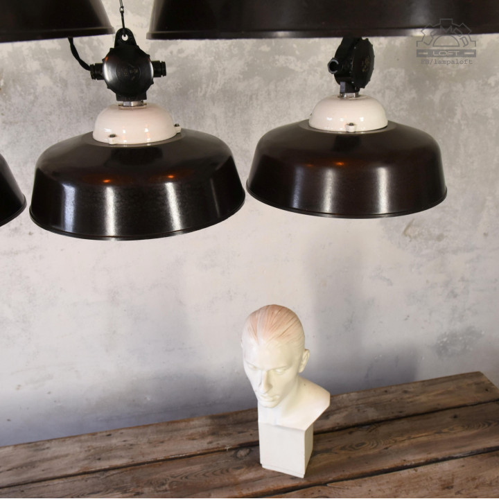 Bakelitowe lampy z lat 50'