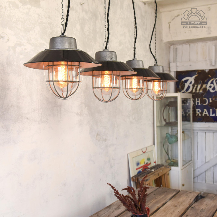 Lampy industrialne z lat 60' C-11N
