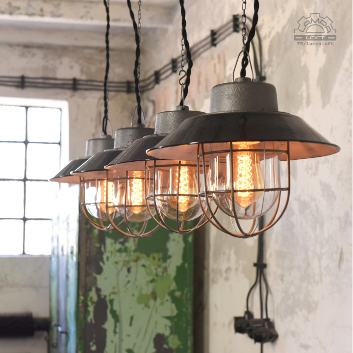 Lampy industrialne z lat 60' C-11N