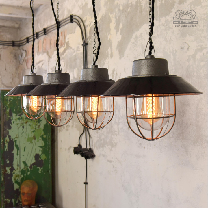 Lampy industrialne z lat 60' C-11N