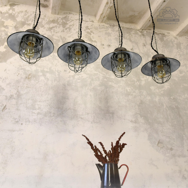 Lampy industrialne z lat 60' C-11N