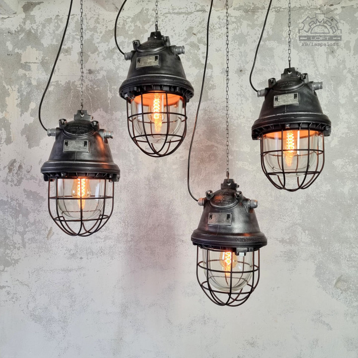 Niemiecka lampa industrialna EOW