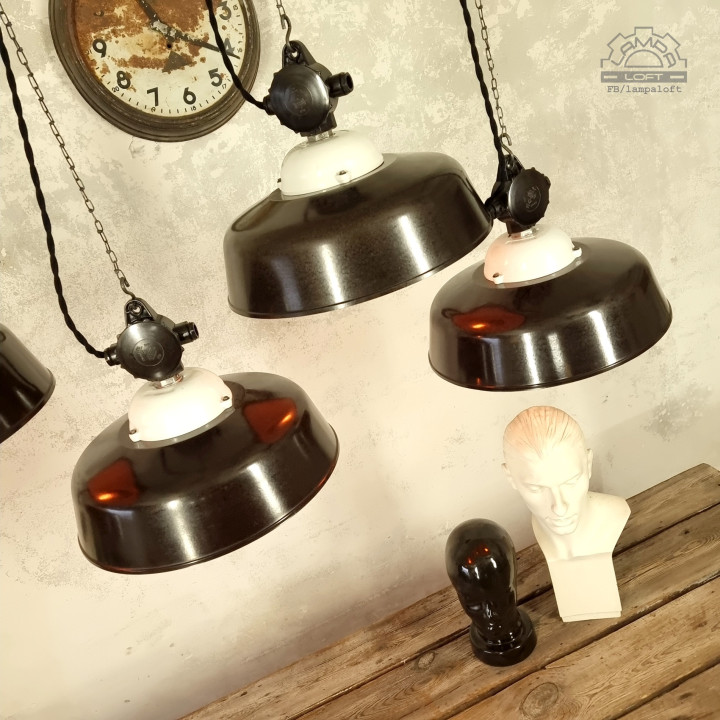 Bakelitowe lampy z lat 50' APOLDA
