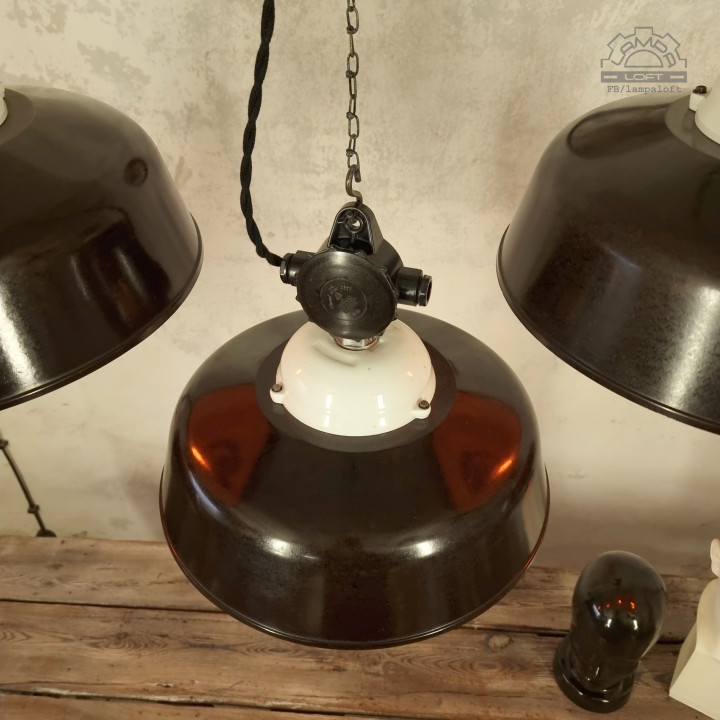 Bakelitowe lampy z lat 50' APOLDA